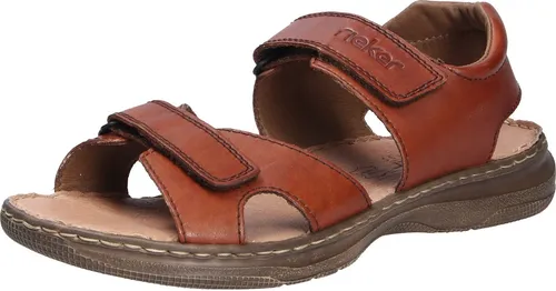 Rieker Herren Klassische Sandalen 21461, Freizeit-Sandalen für Herren - Wanderschuhe mit flachem Absatz und bequemen Klettverschluss, ideal für Sommerausflüge und Strandschuhe.