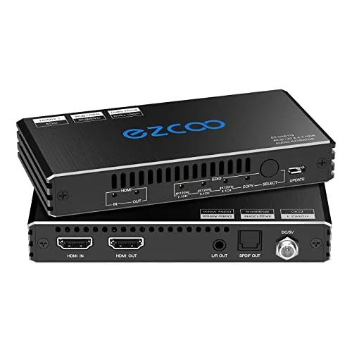 HDR10 4K 120Hz HDMI 2.1 8K 60Hz VRR HDCP2.3 Audio Extractor & Converter