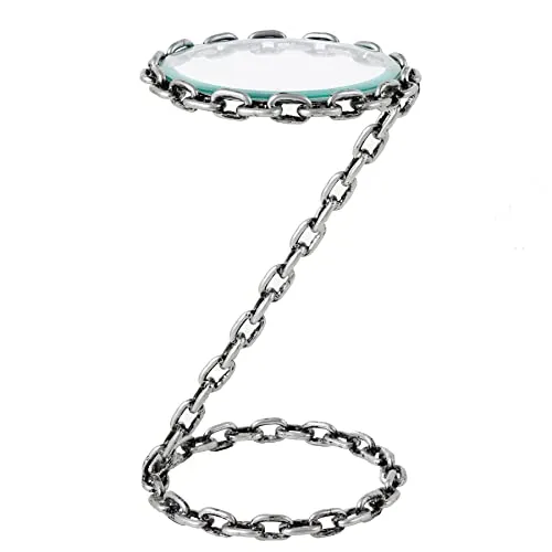 riess-ambiente Beistelltisch CHAINS 35cm silber in silber von Riess-Ambiente