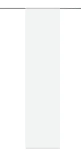 Home fashion Schiebevorhang Uni Voile Wollweiß, 245 x 60 cm - Raffrollo aus 100% Polyester, waschbar und pflegeleicht, ideal für stilvolle Fensterdekoration in jedem Raum.