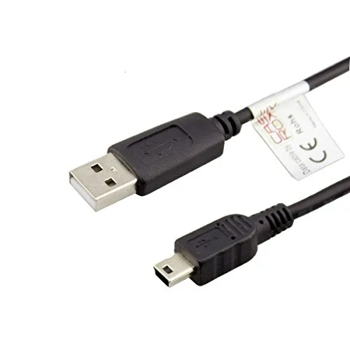 caseroxx USB-Kabel, Datenkabel für Garmin DriveSmart 51 LMT-S, USB-Kabel als Ladekabel oder zur Datenübertragung in schwarz