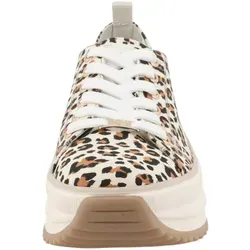 Tom Tailor Damen Sneaker 5390910017 - Offwhite-Multi, 41 EU - Damen-Sneaker mit modernem Leo-Print Plateau, ideal für trendbewusste Frauen, die Komfort und Style kombinieren möchten.