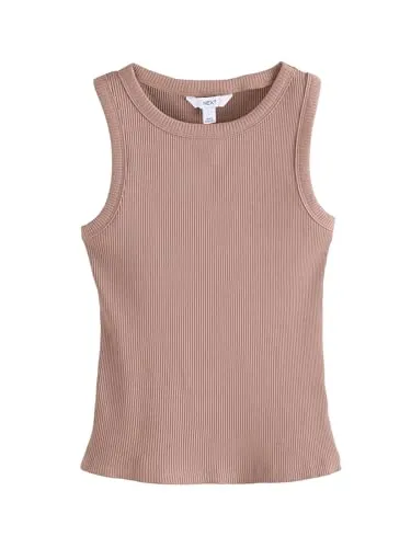 NEXT Geripptes Trägertop mit Racerback Neutral 48