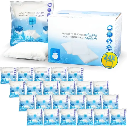 24x 400g Nachfüllpack Nachfüllbeutel Raum Entfeuchter Granulat Luftentfeuchter