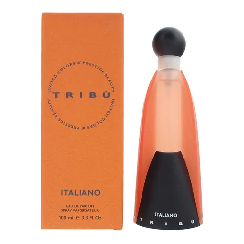United Colors Prestige Beauty Tribu Italiano Eau de Parfum 100ml für Frauen - Eau de Parfum für Frauen mit einem einzigartigen Duft, perfekt für besondere Anlässe. Elegante Verpackung, die variiert, aber stets höchsten Ansprüchen genügt.