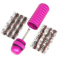 Peaty's Holeshot Tubeless Puncture Plugger Kit in pink von Peaty's