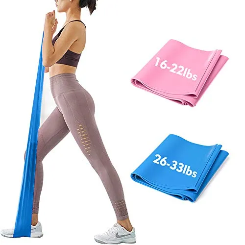 iMoebel Fitness Band 2er-Set Gymnastikband Fitnessbänder