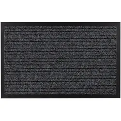 rugsX Türmatte, Anthrazit, Textil, Rechteckig, 40x60 cm, Teppiche & Böden, Fuß & Stufenmatten, Fußmatten und Schmutzfangmatten