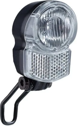 LED Fahrrad Scheinwerfer Büchel Uni LedPro 25 Lux Schalter incl Kabel NEU