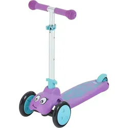 Kinderroller SCOOTIE BUG JEWEL Violett mit 3 Rädern in lila von The bugs