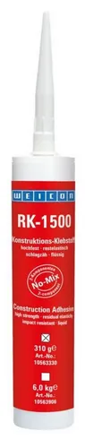 RK-1500 Acrylat-Strukturklebstoff - Klebeprodukte, ideal für Glas, Metall und Keramik mit No-Mix-Verfahren für einfache Anwendung und hohe Festigkeiten.
