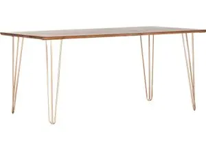 Gutmann Factory Esstisch Scan mit goldfarbenen Beinen, 160 cm