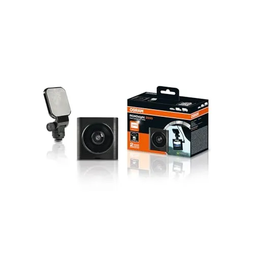 OSRAM ROADsight 2500 Dashcam, 1080p HD, 2-Zoll-Display, 140° Weitwinkel, G-Sensor, 30 fps, Parkmodus, HDR-Funktion, Micro-SD-Kartensteckplatz