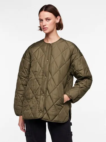 PIECES Pcstella Quilted Jacket Noos Bc - Funktionsjacke mit stilvollem Steppmuster, langen Ärmeln und modischem Muschelsaum – perfekt für kühle Tage und vielseitig kombinierbar.