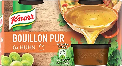 Knorr Bouillon Pur Huhn 6x 28 g von Knorr