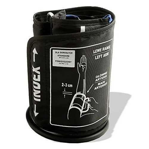 Gess Oberarm-Manschette für elektrische oder mechanische Blutdruckmessgeräte - ein Kabel (33-42cm)