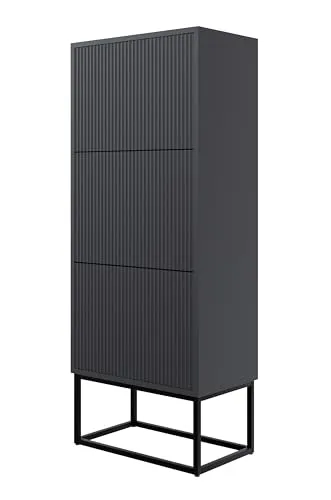 Selsey Schuhschrank VELDIO in schwarz von Selsey