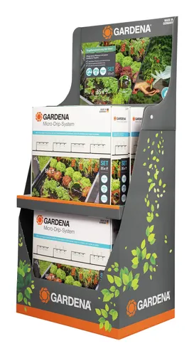 Gardena Tropfbewässerung-Set Hochbeet/Beet 35 Pflanzen Micro-Drip-System Display