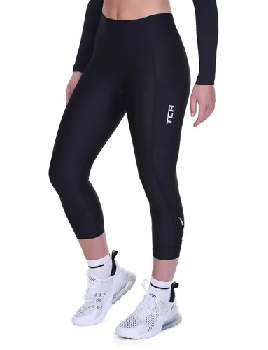 TCA Funktionsleggings Damen Radleggings mit hoher Taille - Atmungsaktiv und UPF 50+ - Leggings für Damen, ideal für Radfahren, mit hoher Taille für optimalen Halt und UV-Schutz UPF 50+ für sonnige Tage.