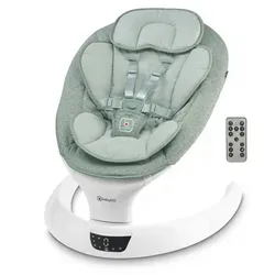 BabyGo Babywippe Swing mit Fernbedienung, Musik & Schaukelfunktion