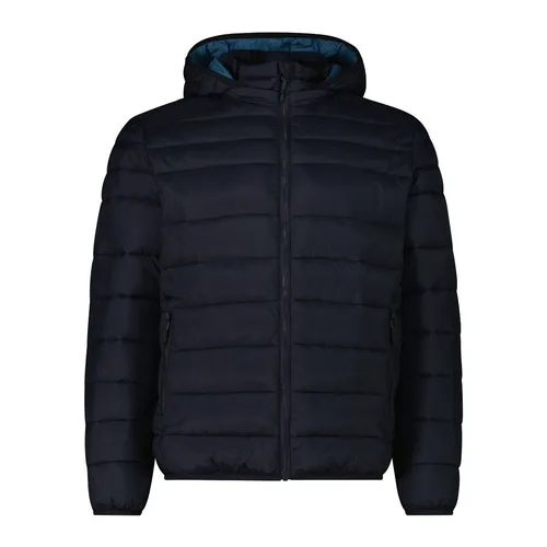 CMP MAN Jacket Snaps Hood antracite-nilo (90UU) 50 - Funktionsjacke für Herren mit abnehmbarer Kapuze und wasserabweisender Behandlung. Die 3M Thinsulate Featherless Isolierung sorgt für Wärme und Komfort, selbst bei Nässe.
