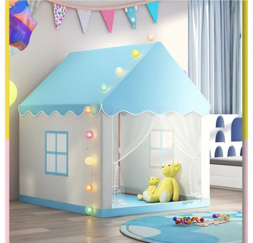 CAVEEN Spielzelt Kinderzelt Spielhaus Kinderzelt mit Metallgestell – Stabil, Atmungsaktiv, 105×120×128cm