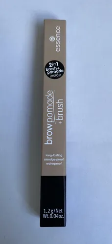 Produktbild essence Browpomade +brush Long-lasting. smudge. waterproof 01 Blonde