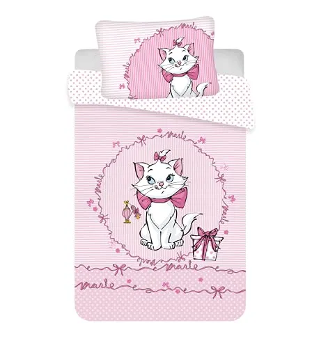 Disney Aristocats Marie The Cat Bed Linen Set 100 x 135 cm 100% Cotton