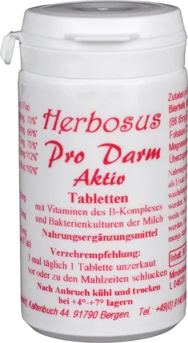 Herbosus Pro Darm Aktiv Tabletten mit B Vitaminen