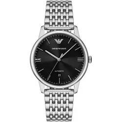 Emporio Armani Herren Analog Automatik Uhr AR60081 - Elegante Armbanduhr mit 39-mm-Gehäuse, Automatikwerk und wasserdicht bis 50 m. Ideal für stilbewusste Männer, die Funktionalität und Design schätzen.