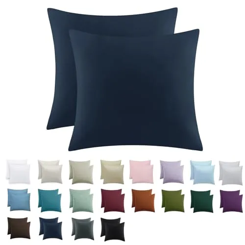 Tifschlaf Kissenbezug 80x80 2er Set in blau von Tifschlaf