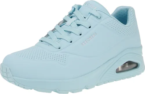 Skechers Damen Uno Stand On Air Sneakers, Light Blue Durabuck Mesh, 38 EU - Damen-Sneaker mit atmungsaktivem Durabuck Mesh für ultimativen Komfort und stylischen Look bei jedem Schritt.