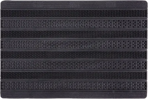 ASTRA Fußmatte Rubic329, rechteckig, Höhe: 8 mm, Gummi Fussmatte mit Rillen, rutschfest
