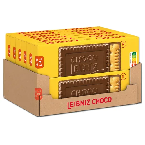 Leibniz Choco Edelherb 125g, 12er Pack von Leibniz