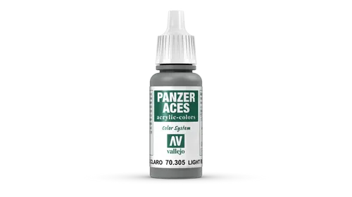 Vallejo 70.305 Helles Gummi (Light Rubber), Panzer Aces Acryl Farbe in OVP - NEU