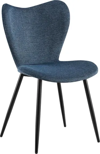 Deluke Esszimmerstuhl Blau, 50x80x58 cm, Moderner Komfort