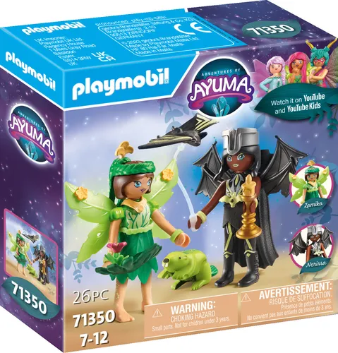 PLAYMOBIL AoA 71350 Forest Fairy & Bat Fairy mit Seelentieren