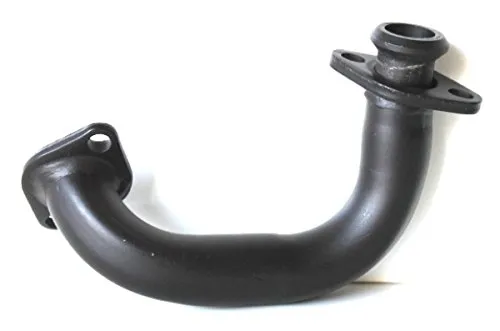 Auspuff Krümmer Offen (Kurz, undgedrosselt) passend für Piaggio TPH, Sfera RST NSL, NRG, Liberty, Zip, Quartz – Leistungssteigerung passend für 50ccm Modelle