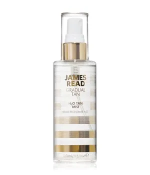 James Read H2O Tan Mist 100 ml - Selbstbräuner mit reinem Rosenwasser für eine natürliche, anpassbare Bräune. Kühlender Nebel dient als Make-up-Primer und Setter, ideal für alle Hauttypen.