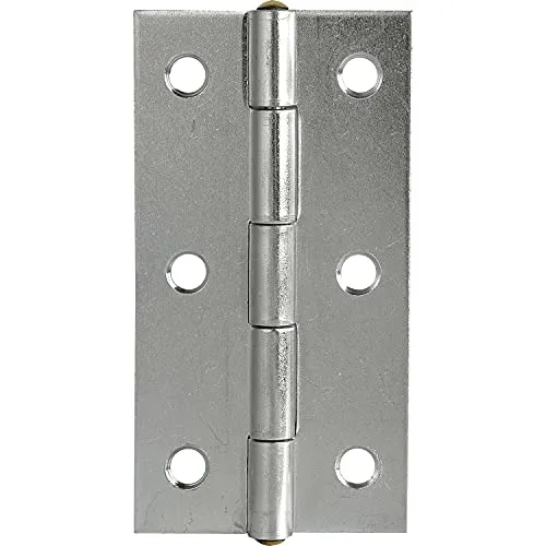 Scharnier DIN 7954 A schmal Rollen ø 6 mm, 60 x 34 mm, Stahl verzinkt
