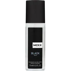 Mexx Black Man Deodorants mit Zerstäuber für Herren 75 ml