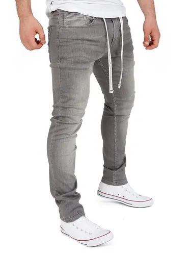 Yazubi Sweatjeans Jogginghose Herren Steve Stretch - Bequeme Sweatjeans mit elastischem Bund und modischem Slim Fit. Ideal für lässige Outfits und den täglichen Komfort. Pflegeleicht und aus hochwertiger Baumwollmischung.