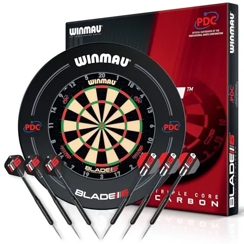 Winmau Blade 6 Triple Core Set mit PDC Surround & Darts