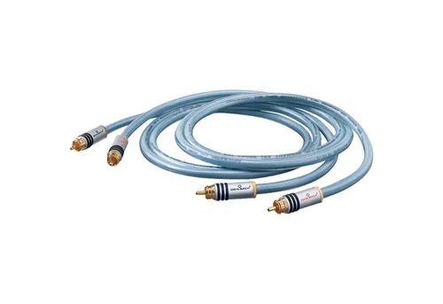 Oehlbach Series 2 High End symmetrisches Audio NF Cinch Kabel 1 Paar Audio-Kabel, 2 x Cinch, 2 x Cinch (100 cm), Hochwertiges Kupfer, Flexibel