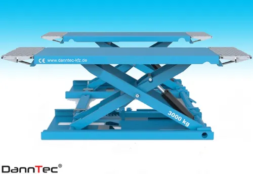 Mobile Hebebühne 3,0 t , RP Tools, mobile KFZ Hebebühne  Scherenhebebühne 230 V