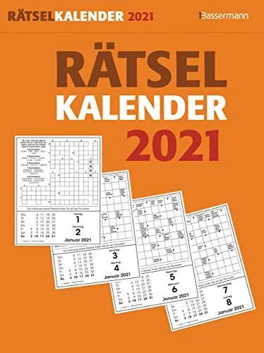 Rätselkalender 2021. Der beliebte Tagesabreißkalender für alle Rätselfreunde