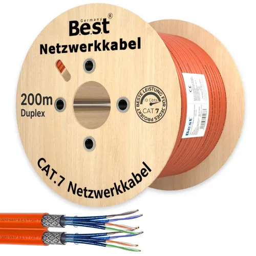Germany B.e.s.t CAT 7 200M Duplex Netzwerkkabel