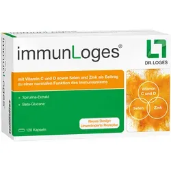 immunLoges Kapseln - Starkes Immunsystem, unterstützt durch Spirulina-Extrakt und Vitamine