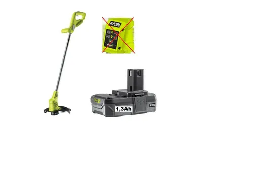Ryobi 18V Akku-Rasentrimmer RLT 1825 LI mit1x1,3Ah Akku Ohne Ladegerät