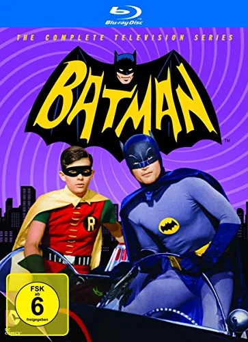 Batman - Die komplette Serie [Blu-ray] - Filme, spannende Abenteuer mit dem legendären Superhelden, ideal für die ganze Familie und ab 6 Jahren freigegeben.